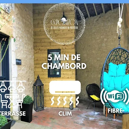 Caporizon-L'Atelier-Aux Portes Du Chateau De Chambord Saint-Claude-de-Diray Exterior foto